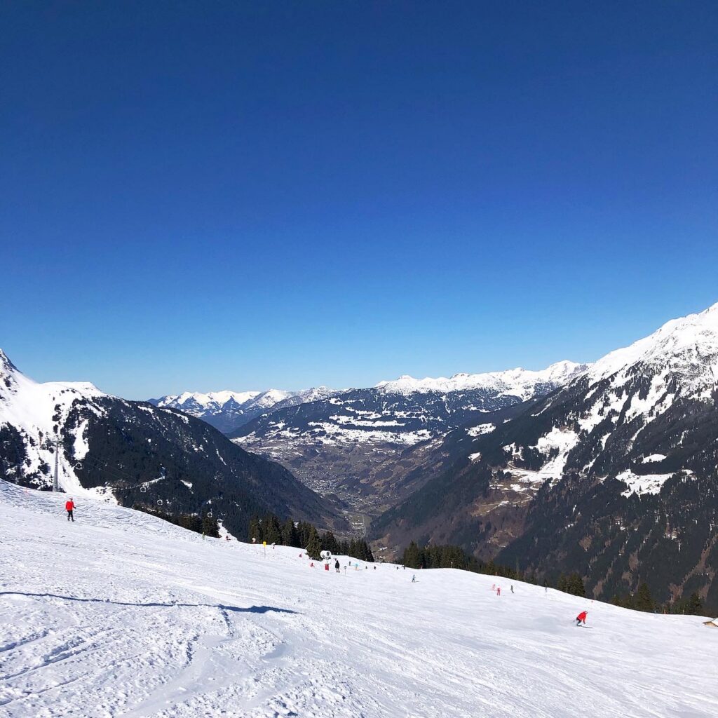 Foto van de bergen in Oostenrijk. Genomen tijdens onze skivakantie.